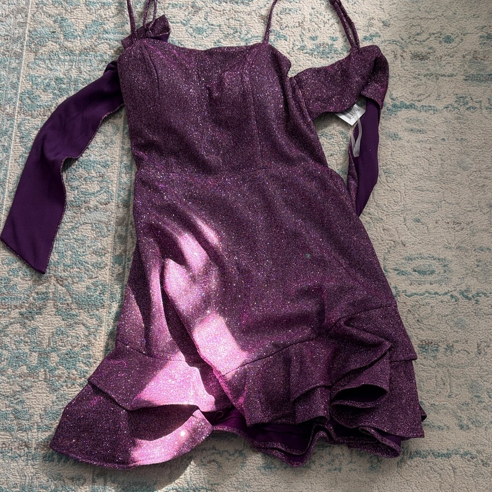 Dear Moon Glittery Purple Formal Dress!!